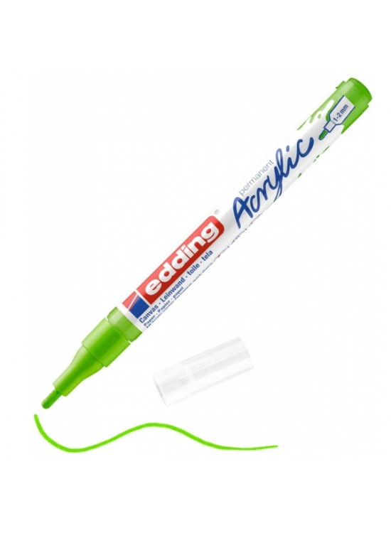 Edding Markör Akrilik İnce Uçlu 1-2 MM Sarı-Yeşil 927 5300 (1 Adet)