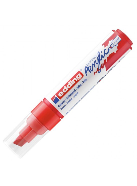 Edding Markör Akrilik Kalın Uçlu 5-10 MM Trafik Kırmızı 902 5000 (1 Adet)