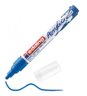 Edding Markör Akrilik Orta Uçlu 2-3 MM Anzer Mavi 903 5100 (1 Adet)