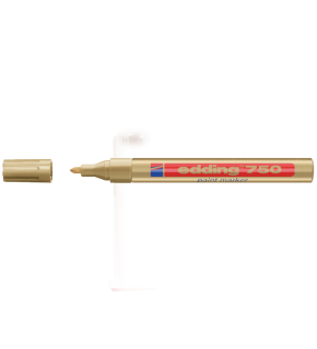 Edding Markör Dekor Boya Yuvarlak Uçlu 2-4 mm Altın 750 (1 Adet)