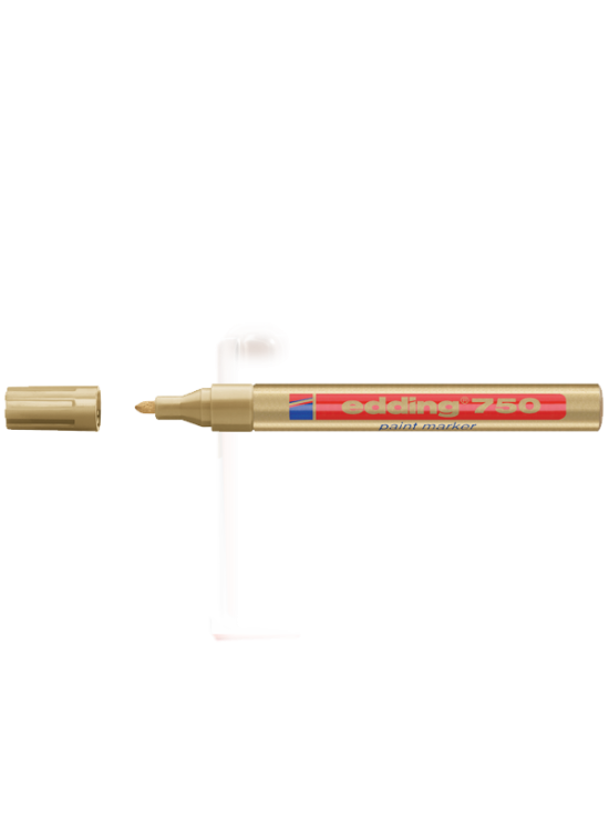 Edding Markör Dekor Boya Yuvarlak Uçlu 2-4 mm Altın 750 (1 Adet) Edding Markör Dekor Boya Yuvarlak Uçlu 2-4 mm Altın 750 (1 Adet)