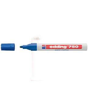 Edding Markör Dekor Boya Yuvarlak Uçlu 2-4 mm Mavi 750 (1 Adet)