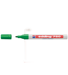 Edding Markör Dekor Boya Yuvarlak Uçlu 2-4 mm Yeşil 750 (1 Adet)