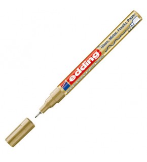 Edding Markör Boya Dekor 0.8 MM Yuvarlak Uçlu Altın 780CR