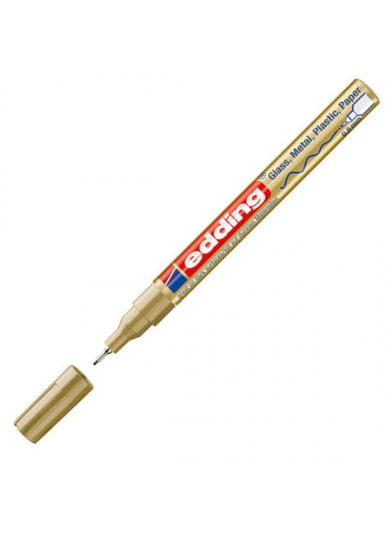 Edding Markör Boya Dekor 0.8 MM Yuvarlak Uçlu Altın 780CR