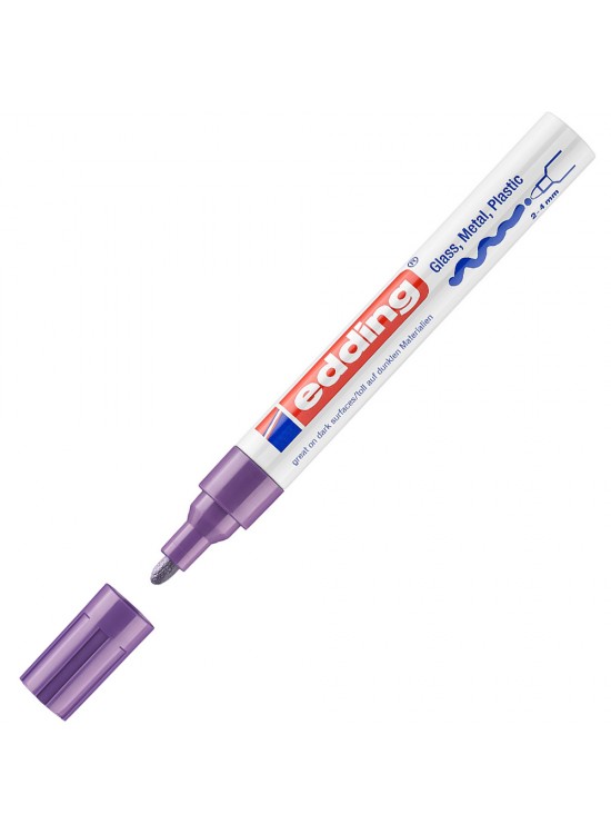 Edding Markör Dekor Boya Yuvarlak Uçlu 2-4 MM Mor 750CR Edding Markör Dekor Boya Yuvarlak Uçlu 2-4 MM Mor 750CR