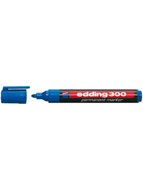 Edding Markör Permanent Yuvarlak Uçlu 1.5-3 mm Mavi 300 (1 Adet) Edding Markör Permanent Yuvarlak Uçlu 1.5-3 mm Mavi 300 (1 Adet)