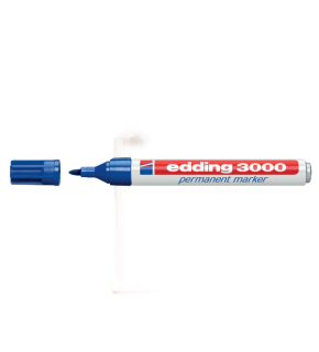 Edding Markör Permanent Yuvarlak Uçlu 1.5-3 MM Mavi 3000 (1 Adet)