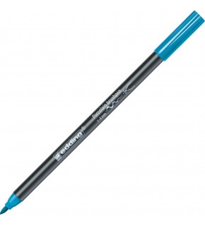 Edding Porselen Kalemi Fırça Uçlu 1-4 MM Açık Mavi 4200 (1 Adet)