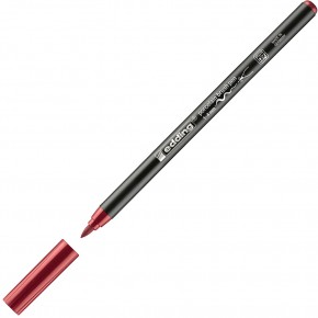Edding Porselen Kalemi Fırça Uçlu 1-4 MM Bordo 4200 (1 Adet)