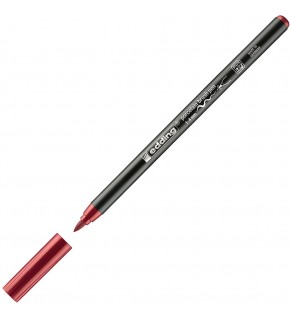 Edding Porselen Kalemi Fırça Uçlu 1-4 MM Bordo 4200 (1 Adet)