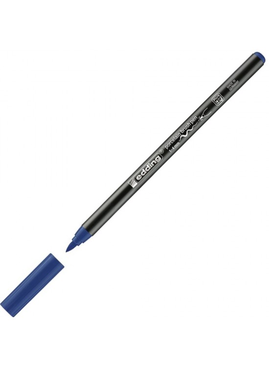 Edding Porselen Kalemi Fırça Uçlu 1-4 MM Çelik Mavisi 4200 (1 Adet) Edding Porselen Kalemi Fırça Uçlu 1-4 MM Çelik Mavisi 4200 (1 Adet)