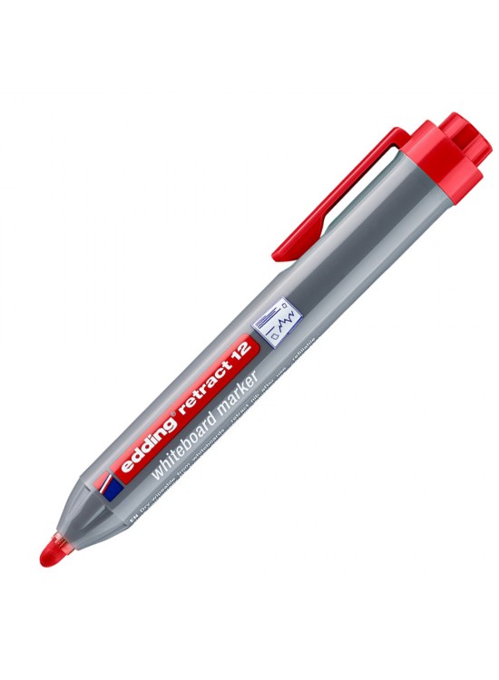 Edding Retract 12 Byt Kalemi Kırmızı Ed-12 (1 Adet)