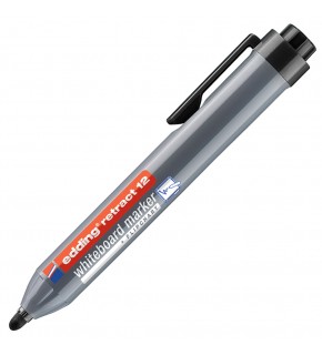 Edding Retract 12 Byt Markör Siyah Ed-12 (1 Adet)