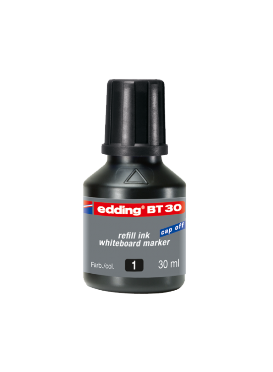 Edding Tahta Kalem Mürekkebi Damlalıklı 30 ML Siyah BT30 (1 Adet)
