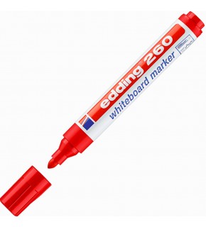 Edding Tahta Kalemi Yuvarlak Uçlu 1.5-3MM Kırmızı 260 (1 Adet)