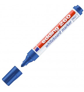 Edding Tahta Kalemi Yuvarlak Uçlu 1.5-3MM Mavi 260 (1 Adet)