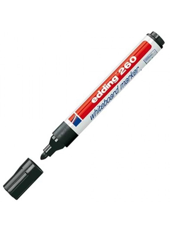 Edding Tahta Kalemi Yuvarlak Uçlu 1.5-3MM Siyah 260 (1 Adet)