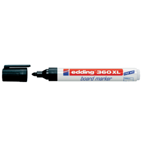 Edding Tahta Kalemi Yuvarlak Uçlu Siyah 360 XL (1 Adet)