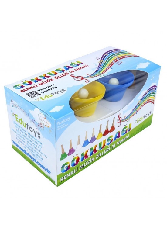 Edutoys Gökkuşağı Renkli Müzik Zilleri 8 Nota Edutoys Gökkuşağı Renkli Müzik Zilleri 8 Nota