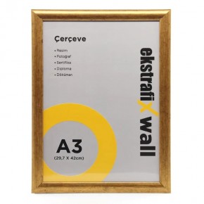 Ekstrafix Çerçeve A3 22 Li Altın Fix-ça010