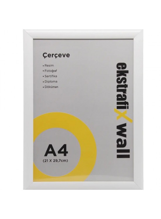 Ekstrafix Çerçeve A4 22 Li Beyaz Fix-çb04