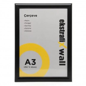 Ekstrafix Çerçeve A4 22 Li Ceviz Fix-çc03