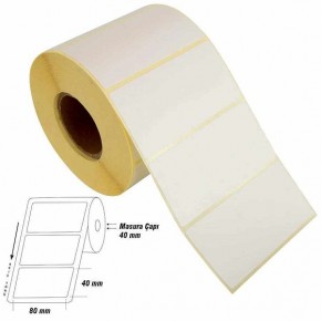 Ekstrafix Eko Termal Rulo Barkod Etiketi 20x40 1000 Li