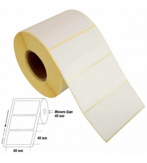 Ekstrafix Eko Termal Rulo Barkod Etiketi 20x40 1000 Li