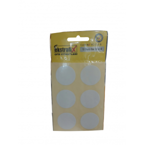 Ekstrafix Ofis Etiketi 20 MM Beyaz RC-003 B (1 Adet)