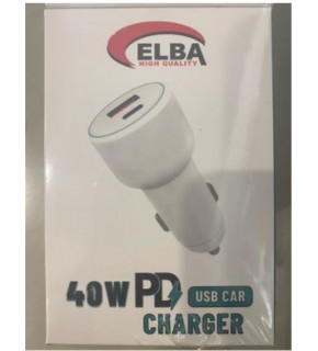ELBA ELB30-40WPD+USB 40W PD+USB ARAÇ BAŞLIK