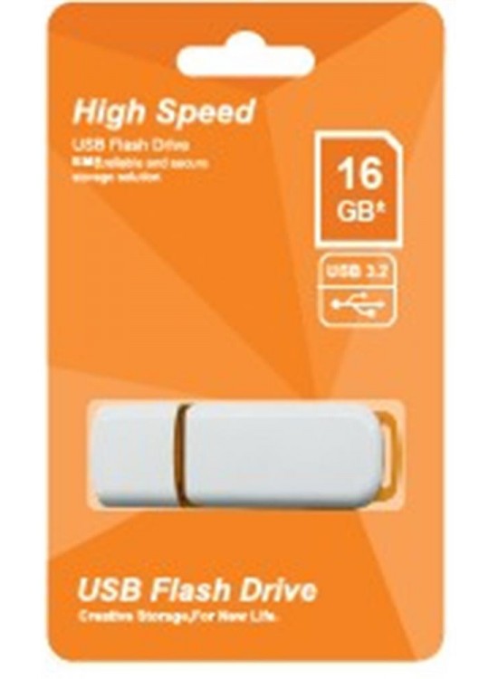 Elba 16GB Plastik Beyaz-Turuncu 3.2 USB Flash Bellek
