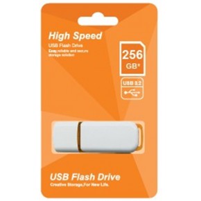 Elba 256GB Plastik Beyaz-Turuncu 3.2 USB Flash Bellek