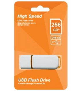 Elba 256GB Plastik Beyaz-Turuncu 3.2 USB Flash Bellek