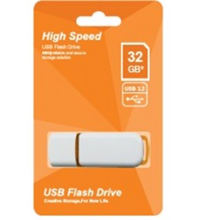 Elba 32GB Plastik Beyaz-Turuncu 3.2 USB Flash Bellek