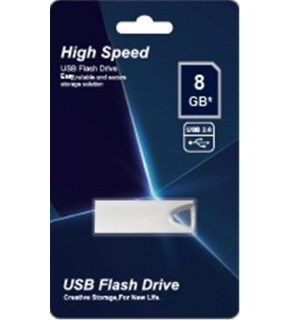 Elba 8GB Metal 2.0 USB Flash Bellek