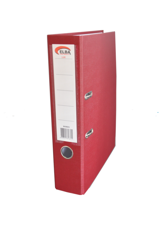 Elba Büro Klasör Geniş Plastik Bordo (1 Adet)