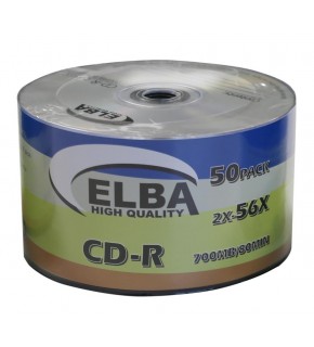 Elba CD-R 700MB-80MIN 56x 50li Shrink