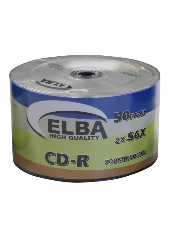 Elba CD-R 700MB-80MIN 56x 50li Shrink