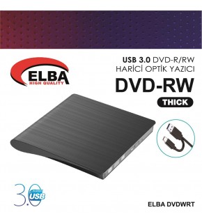Elba DVDWRT-THCK Harici Dvdrw Thick, Siyah Dvd Yazıcı Writer