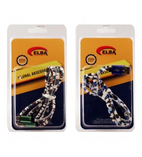 Elba ECK-44M Bağlantı Kablosu Micro 1mt Renkli