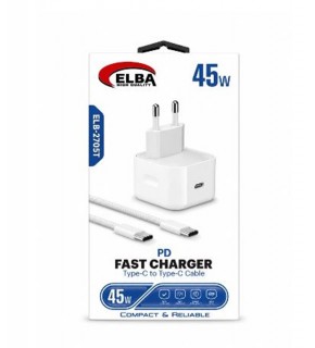 Elba ELB-2705t 45W Beyaz Type- C To Type-C İos Set