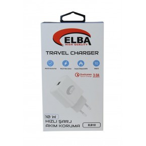 Elba Elb10 10W 3.0A Hızlı Şarj Akıllı Koruma Usb EV Şarj Kafa