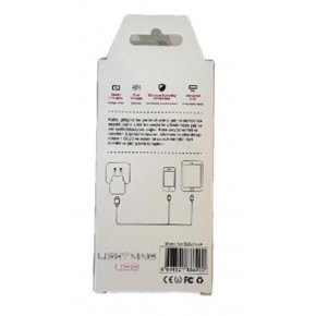 Elba Elb27-IOS 1Mt  iPhone Lightning 3A Hızlı Şarj Hasırlı Şarj Kablosu Beyaz