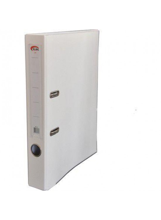 Elba Büro Klasör Dar Plastik Beyaz (1 Adet)