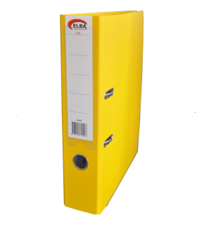 Elba Büro Klasör Geniş Plastik Sarı (1 Adet)