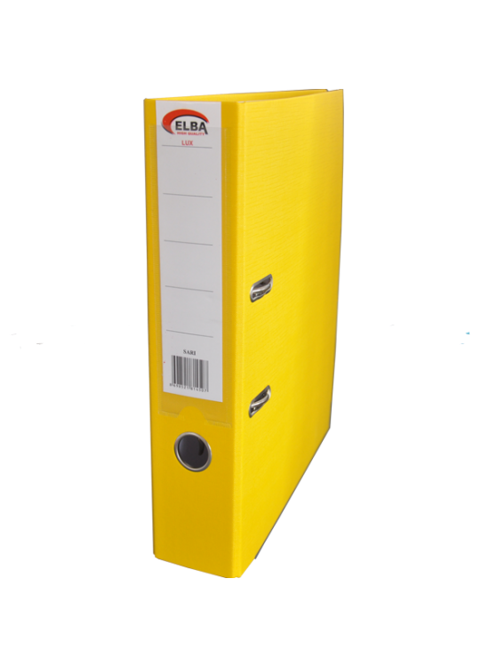 Elba Büro Klasör Geniş Plastik Sarı (1 Adet)