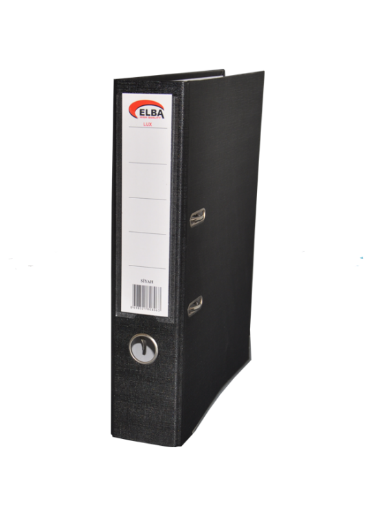 Elba Büro Klasör Geniş Plastik Siyah (1 Adet)