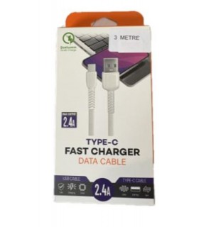 Elba MT-DT2MT 3  Metre Type-c Data Kablosu