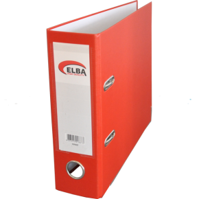Elba Telgraf Klasör Plastik Lüx Geniş Kırmızı (1 Adet)